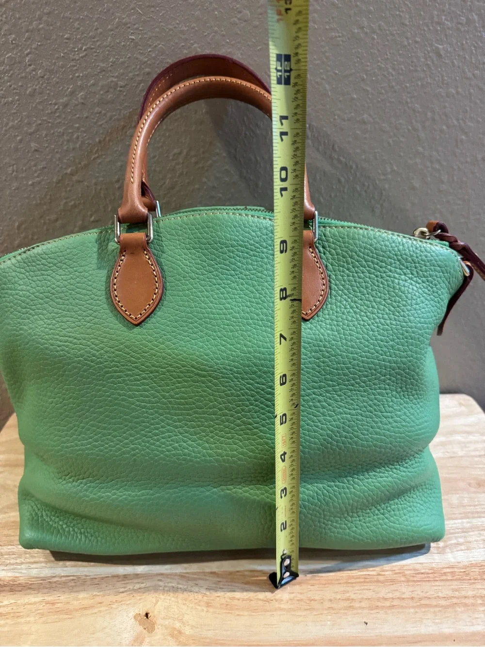 Dooney & Bourke Pebble Leather Satchel